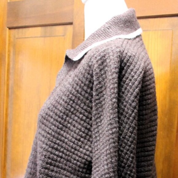 Cropped oversized pull over sweater - Picture 5 of 7